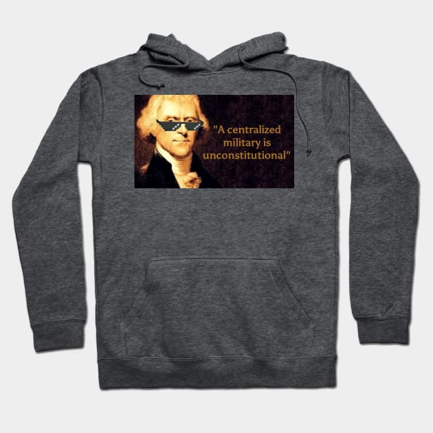 Jefferson Thug Life Hoodie by MassacreMasks